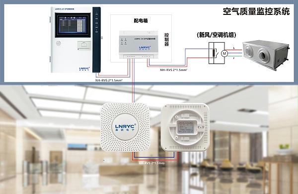 空气质量连续监测系统示意图